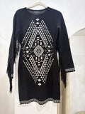 Ohio Pattern Fringe Dress
