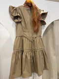 Ruffle Sleeve Dress
