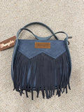 Wrangler two toned fringe bag