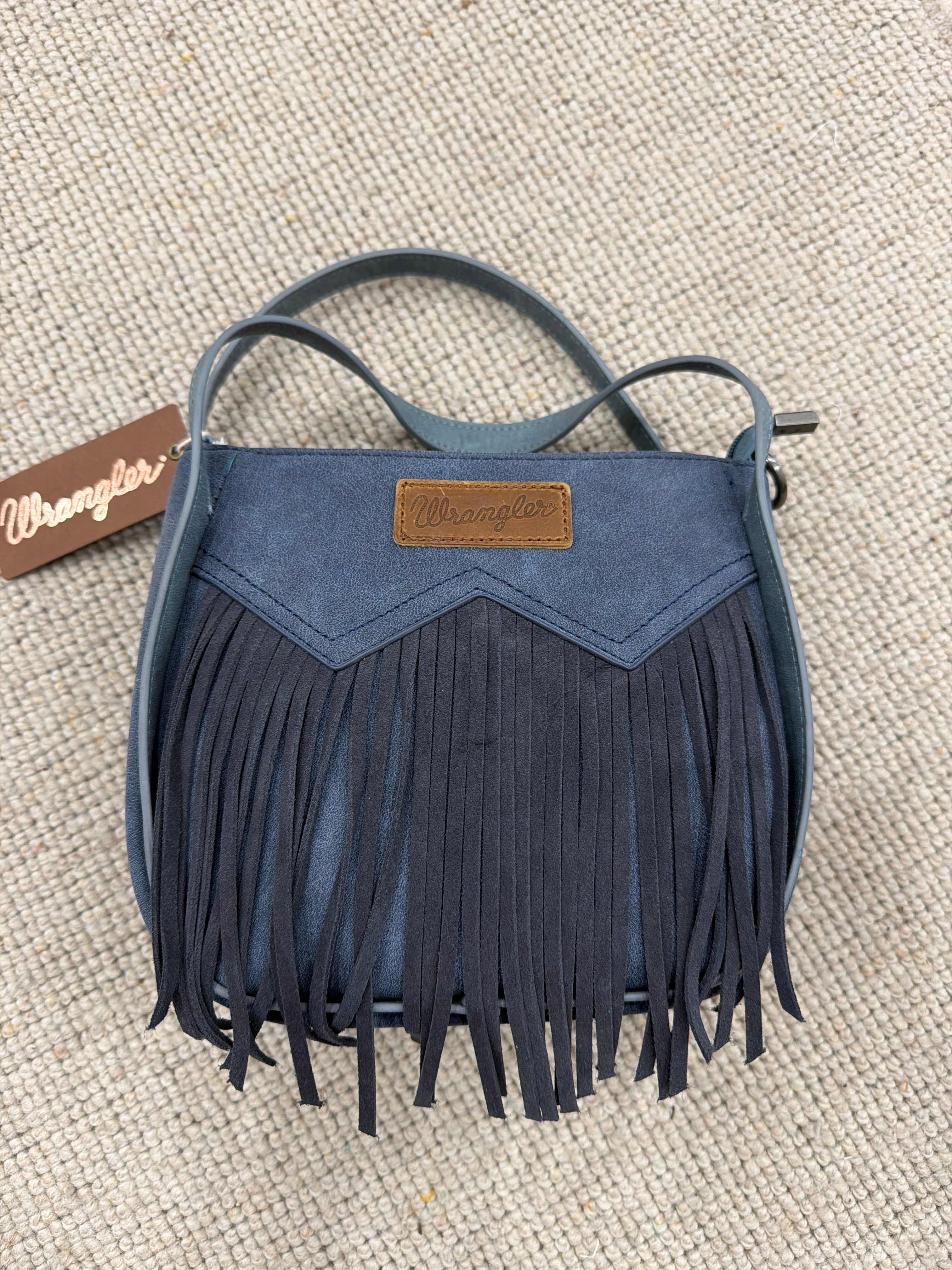 Wrangler two toned fringe bag