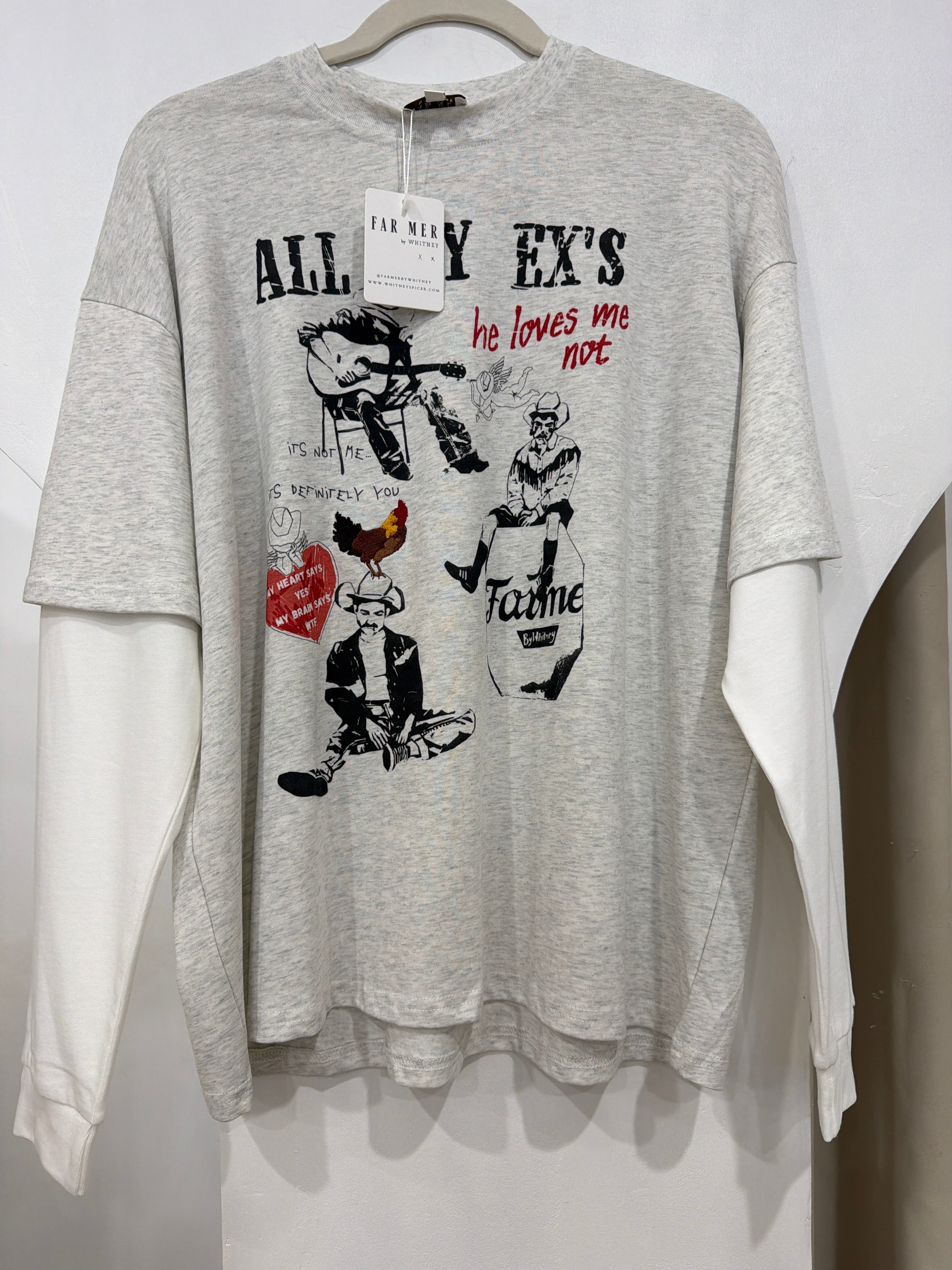 Farmer By Whitney All My Ex’s LS Tee