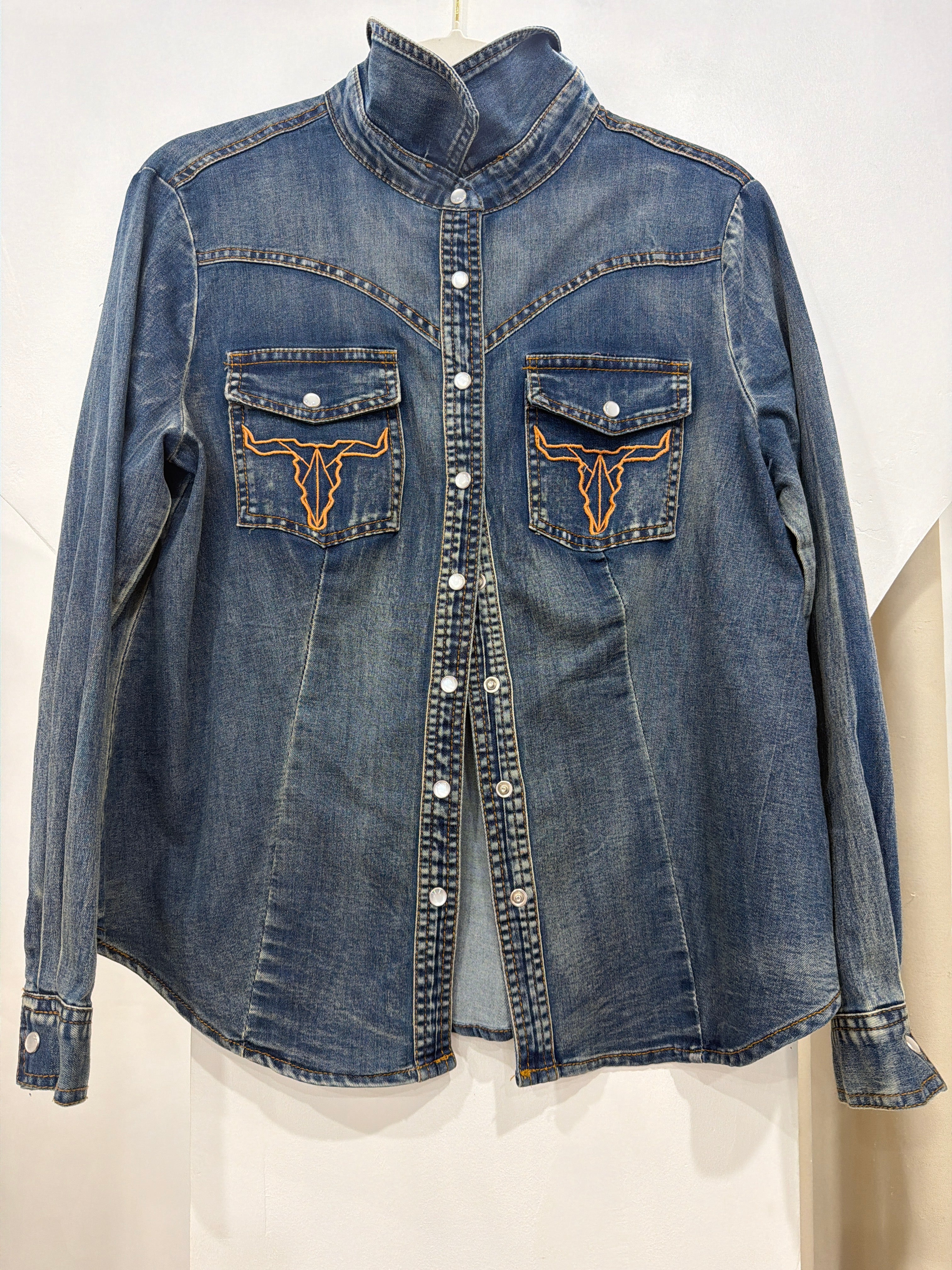 Longhorn Denim Shirt