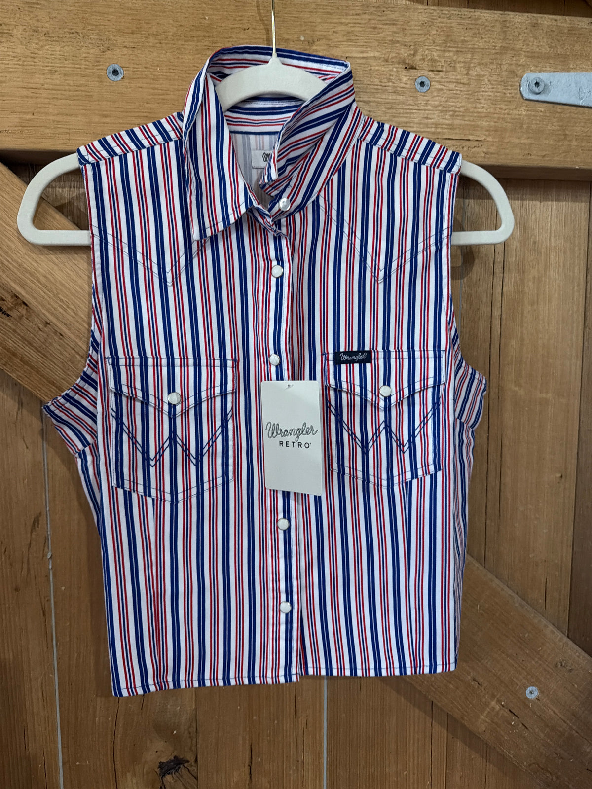 Wrangler Retro Stripe Sleeveless