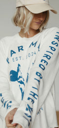 Farmer By Whitney Cattle Stamp Knit