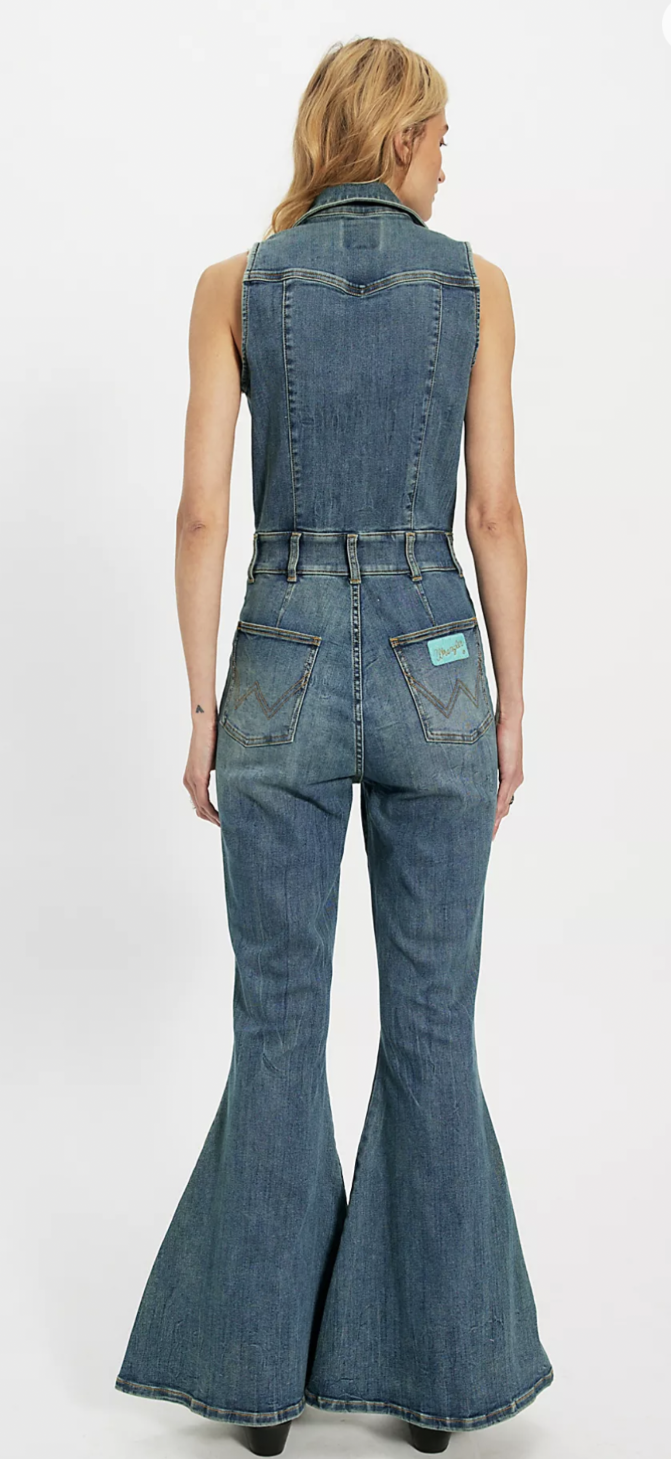 Lainey Wilson X Wrangler Denim Catsuit