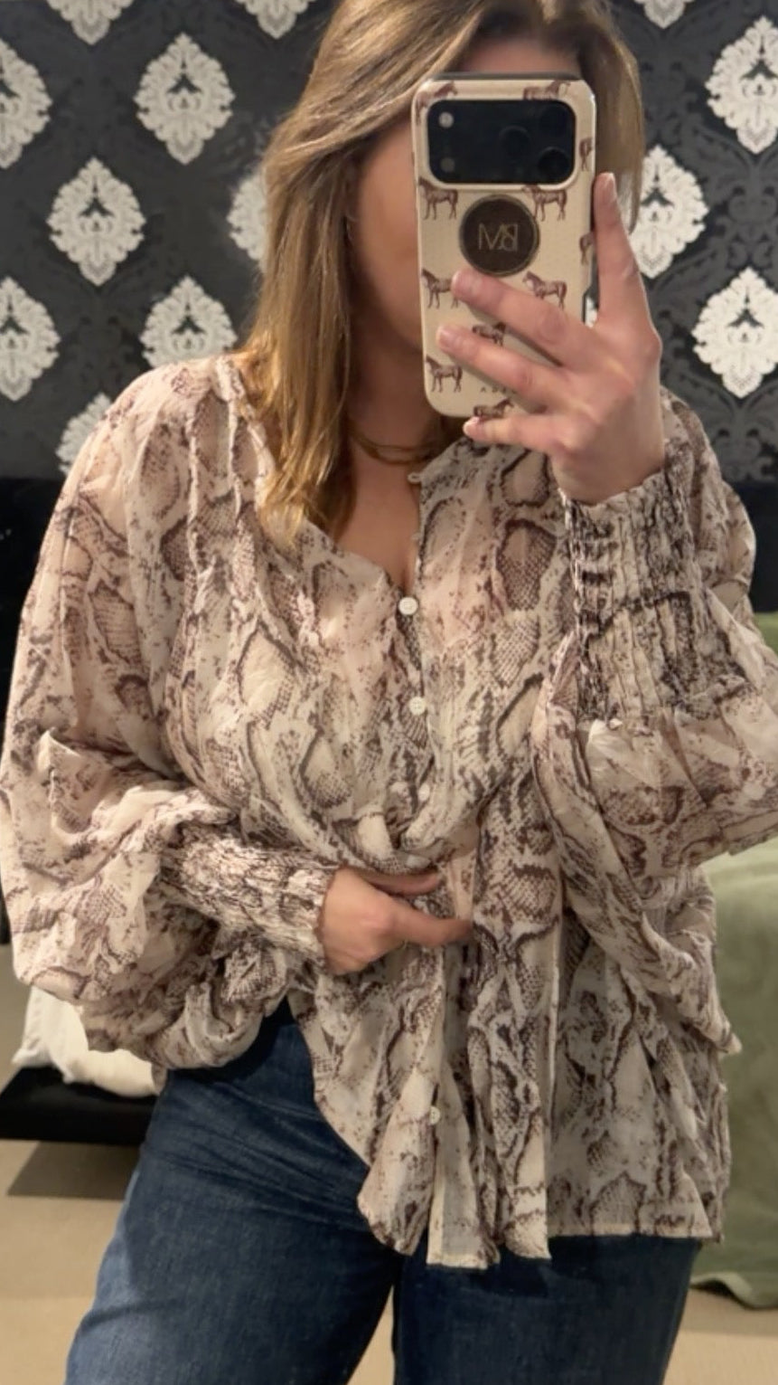 Leopard Top