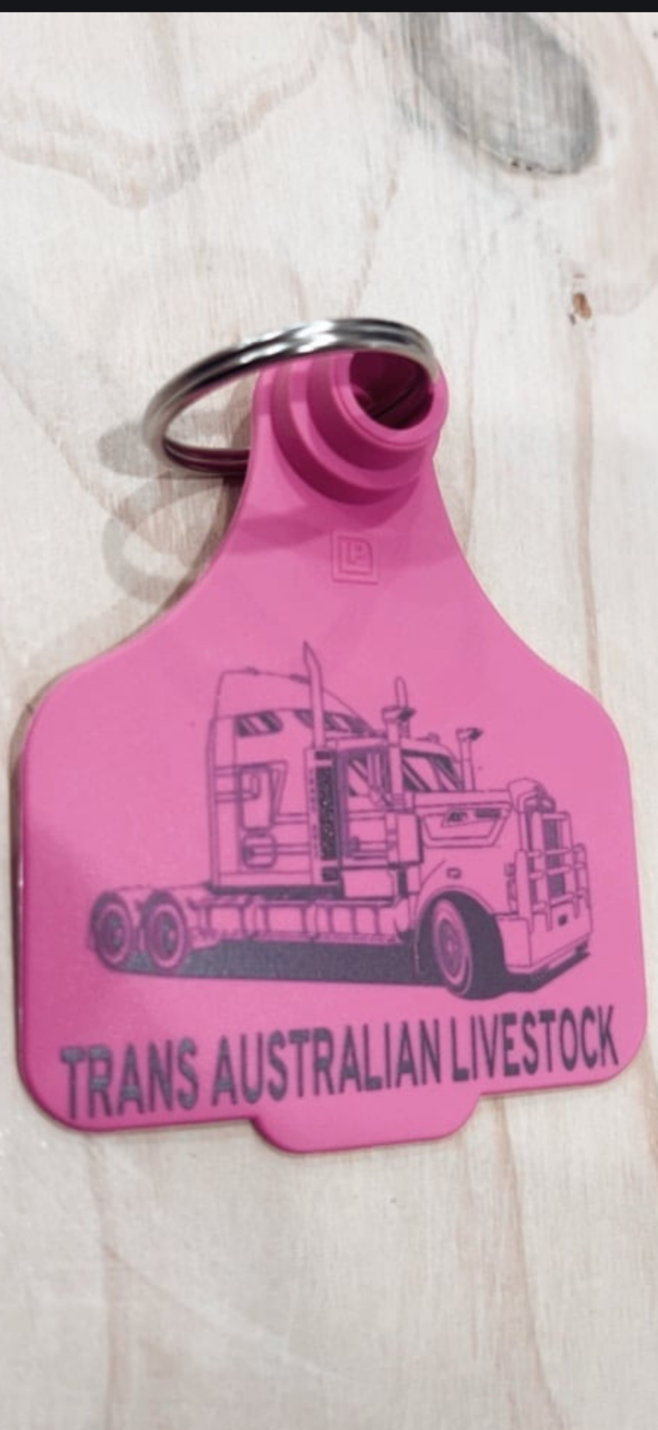 Trans Aus Livestock Pink Tag