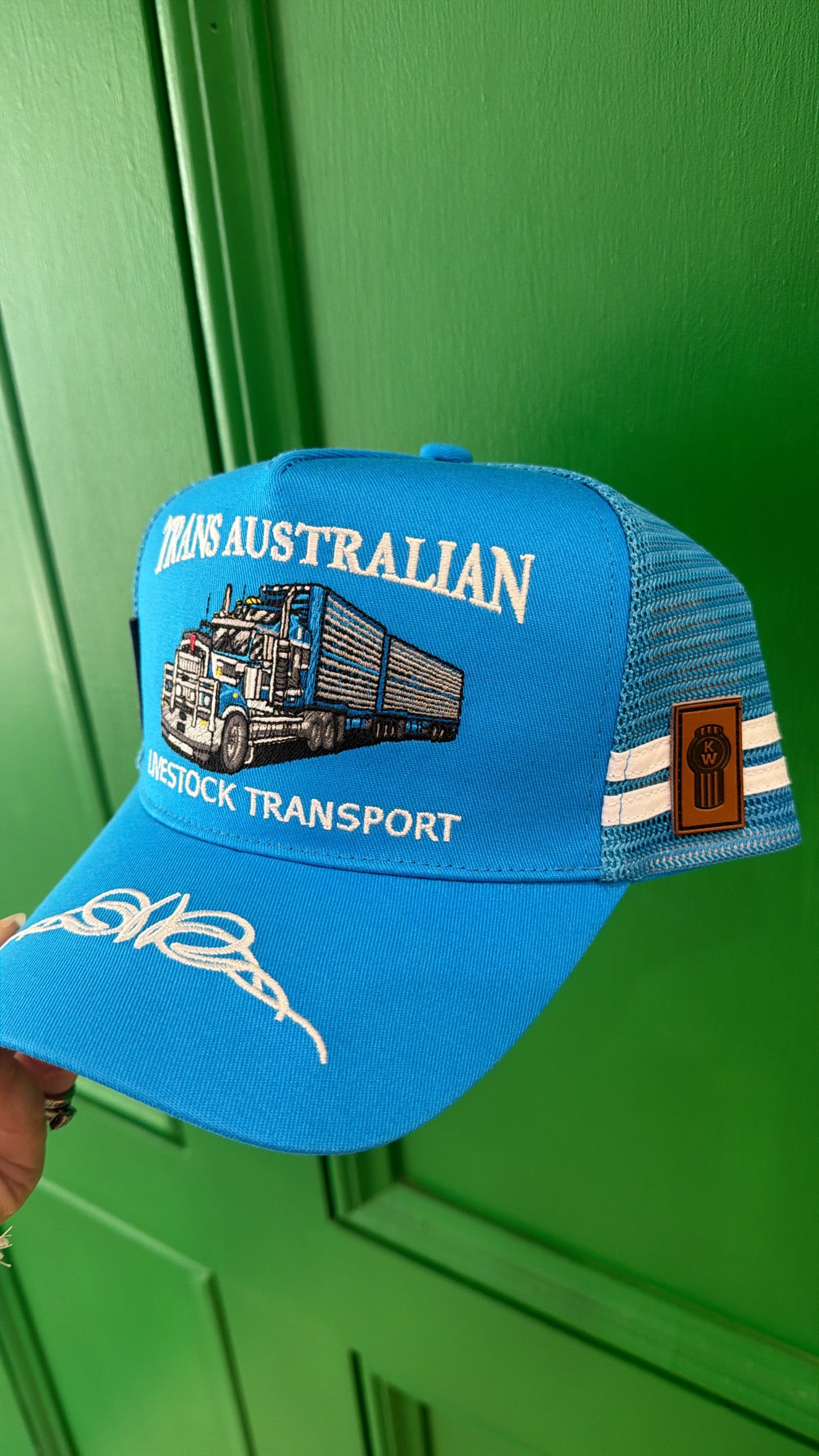 Trans Aus Livestock Blue Truckers Cap