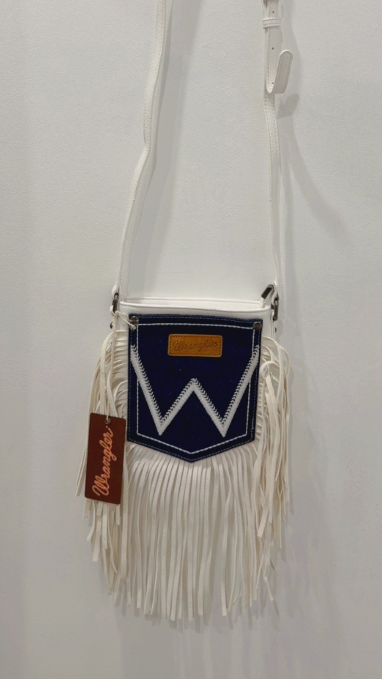 Wrangler Denim Pocket Fringe Bag